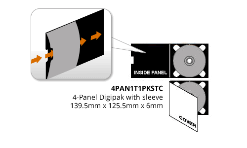 4 Panel with Tube Pocket (4PAN1T1PKSTC)