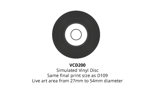 Disc Label – Vinyl Look (VCD200)