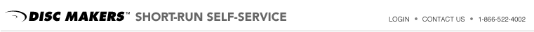 Disc Makers Self Service Online Short-Run Duplication