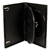 Black 3-Disc DVD Cases
