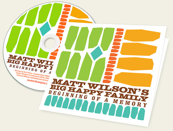 Beginning of a Memory Cover and Disc Matt Wilson's Big Happy Family