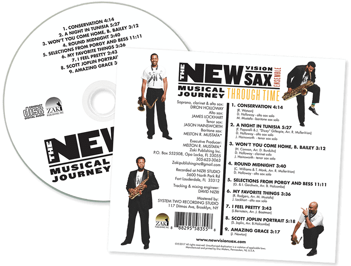 Musical Journey Through Time Custom Design Artwork The New Vision Sax Ensemble – Musical Journey Through Time Custom Design Artwork