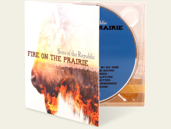 Sons of the Republic – Fire on the Prairie custom CD design
