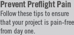 Prevent Preflight Pain