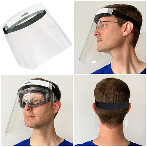 Make it professional Clear Face Shields