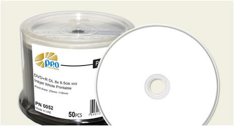 Falcon White Inkjet Dual Layer 8x FC Blank DVD+Rs Falcon White Inkjet Dual Layer 8x FC Blank DVD+Rs