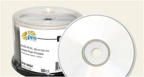 Falcon 8x Silver Pearl Inkjet Dual Layer DVD+Rs Falcon 8x Silver Pearl Inkjet Dual Layer DVD+Rs