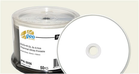 Falcon 8x White Thermal Dual Layer DVD+Rs Falcon 8x White Thermal Dual Layer DVD+Rs
