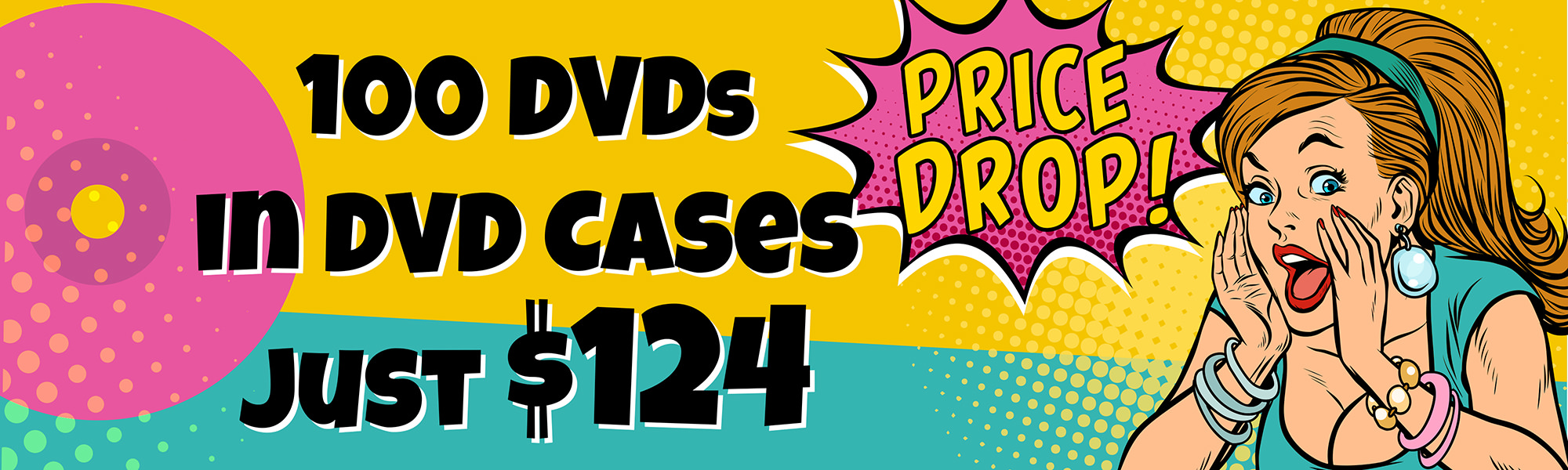 100 DVDs in DVD Cases just $124 100 DVDs in DVD Cases just $124
