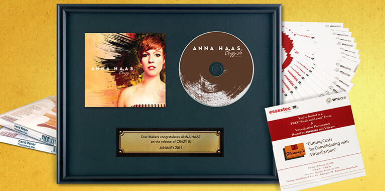 Upgrade your CD or DVD package with these add-ons UPC codes, plaques, spine labels