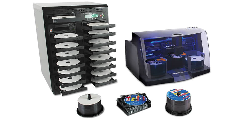 The AV Pro Bundle is perfect for serious, high-volume CD and DVD Duplication Professional CD/DVD Duplicator