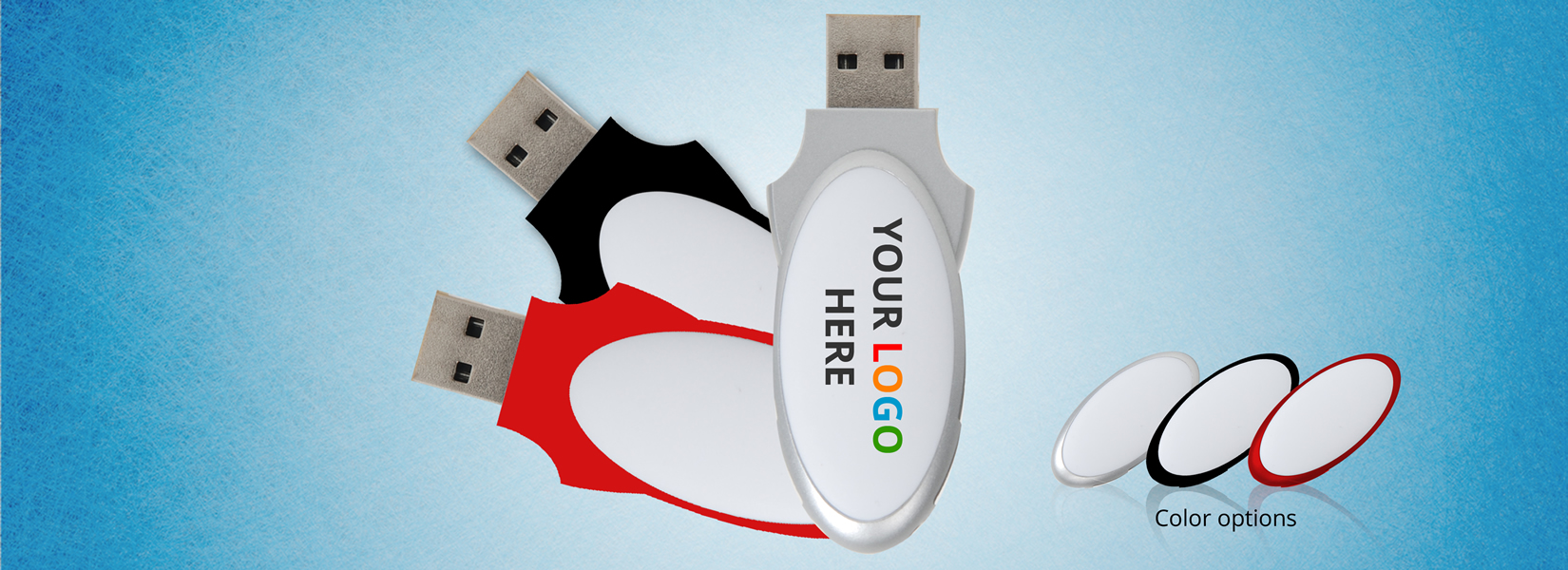 USB Biscuit flash drives Custom spin flash drive