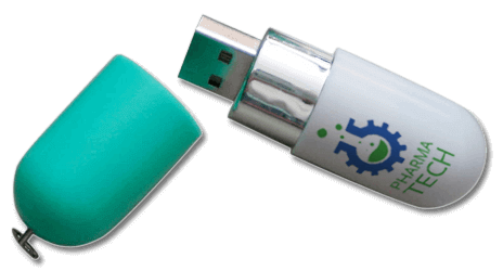 A Capsule Shaped flash drive