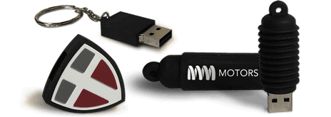 Custom-shaped USBs