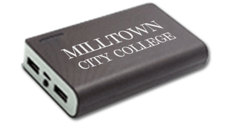 Large power banks with custom logos