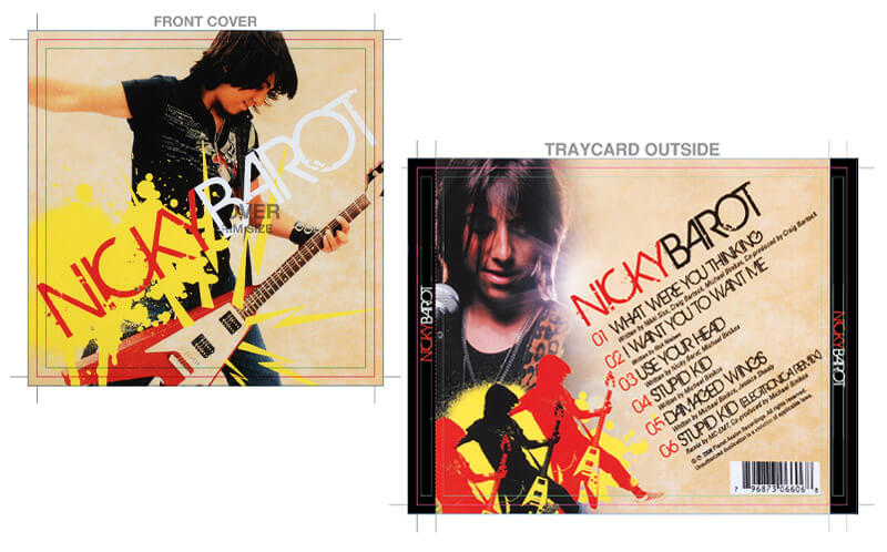 CD cover dimensions guide for professional music release artwork