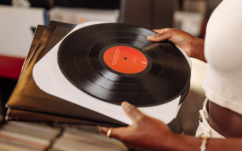 Find your break-even point for selling vinyl and sell beyond it.