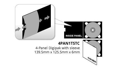 4 Panel with Tube Pocket (4PAN1T1PKSTC)