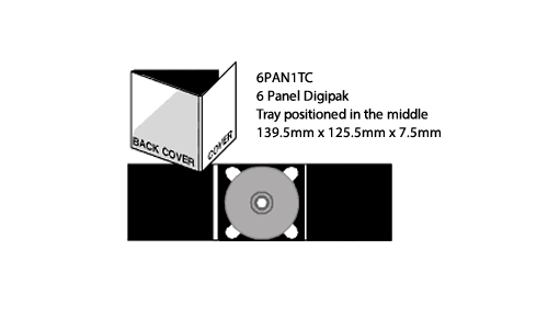 6 Panel 1 Center Tray (6PAN1TC)