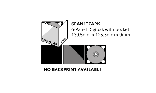 6 Panel 1 Tray with Diagonal Pocket (6PAN1TCAPK)