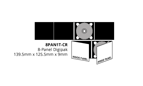 8 Panel 1 Center Tray (8PAN1T-CR)
