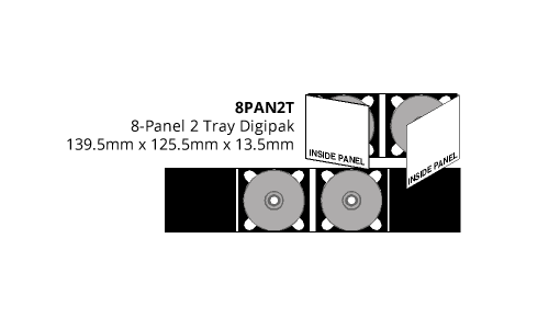 8 Panel 2 Trays (8PAN2T)