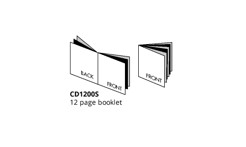 12 Page Booklet (CD-1200R)