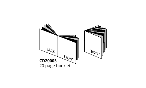 20 Page Booklet (CD-2000R)