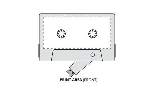 Cassette USB Flash Drives (USBCASSETTE front)