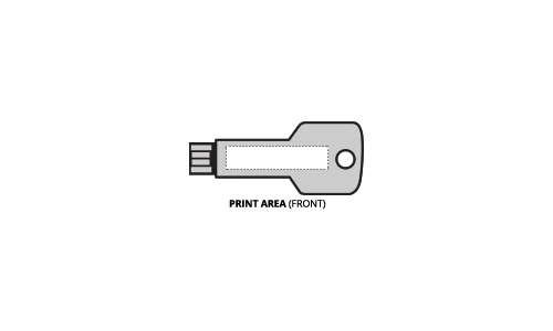 Key Shape USB Flash Drives (USBD105 front)