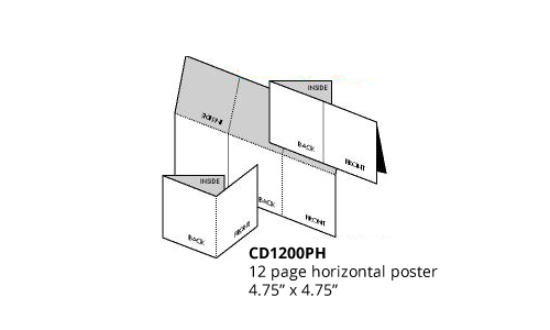 12 Page-Poster Fold (CD1200)