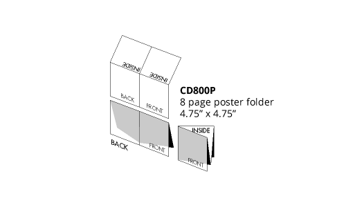 8 Page-Poster Fold (CD800P)