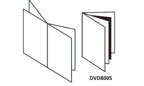 8-page DVD booklet (DVD800R)