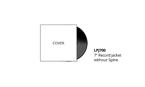 7” Record Jacket without Spine (LPJ700)
