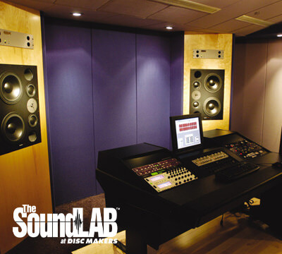 The SoundLAB at Disc Makers The SoundLAB at Disc Makers